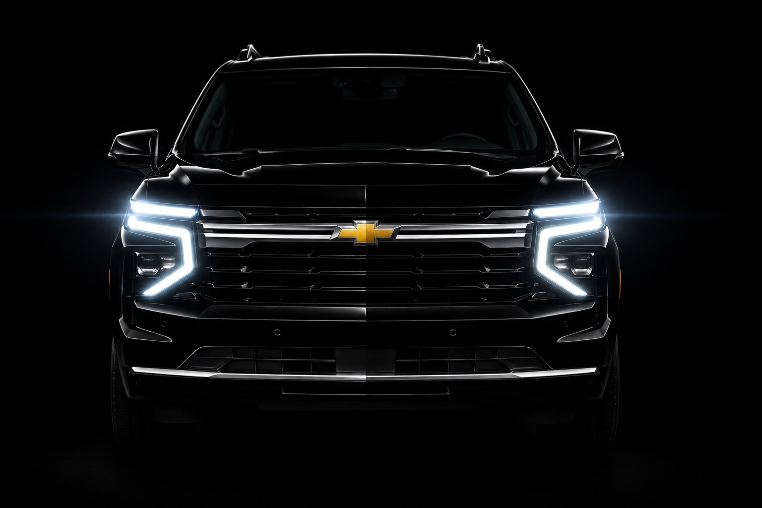 A black Chevrolet Suburban, the vehicle used by The Standard